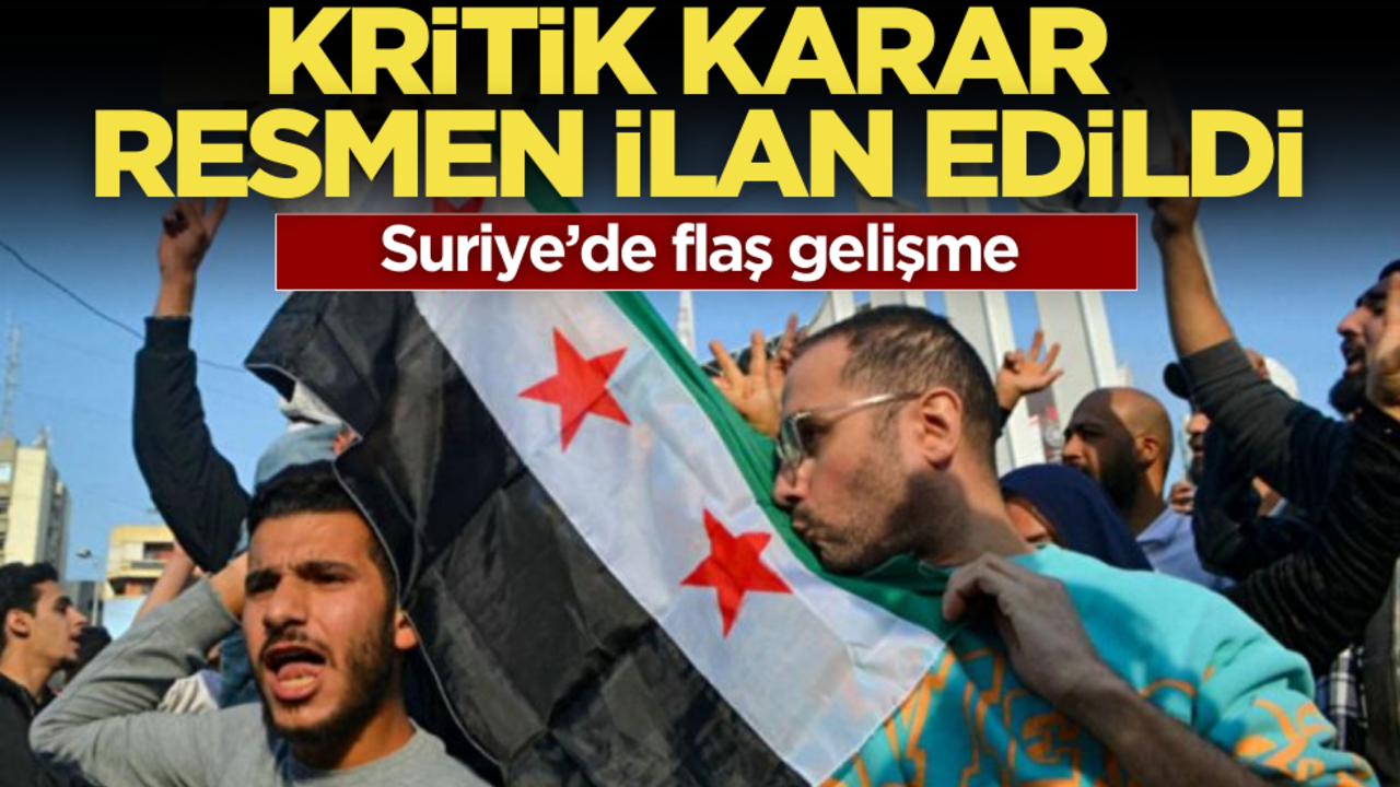 Suriye’de flaş gelişme! Resmen ilan edildi: Tüm askerlere 