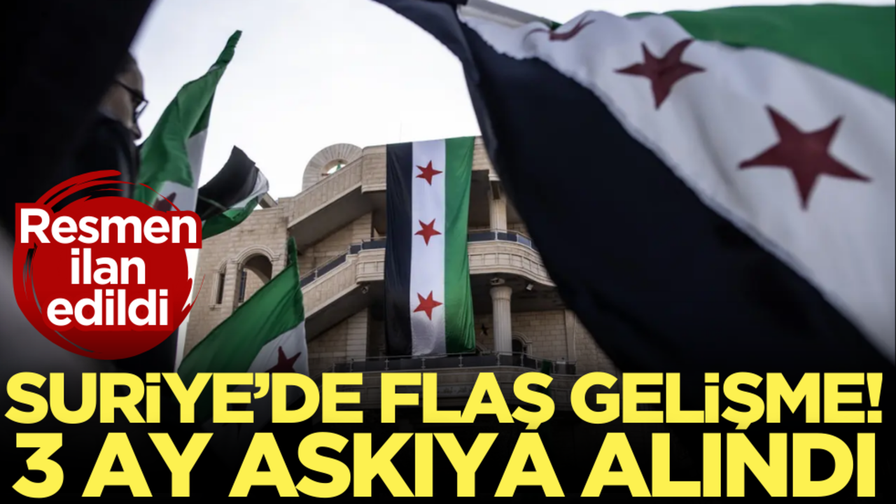 Suriye’de flaş karar! Resmen ilan edildi
