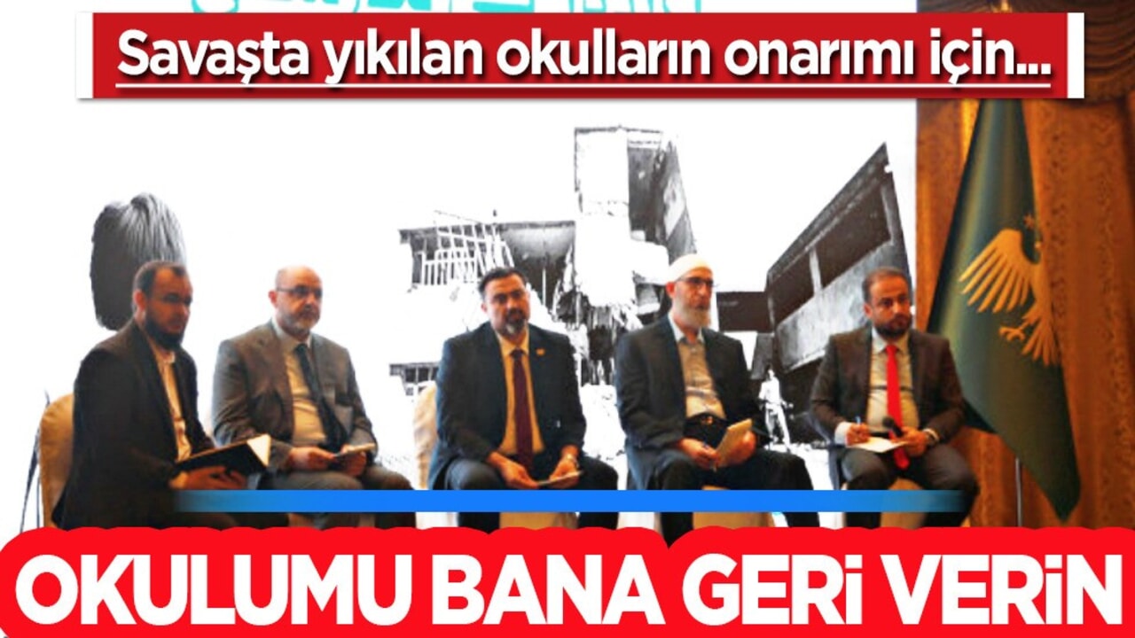 Suriye'de 'Okulumu bana geri verin' kampanyası başlatıldı! Düzenlenen tanıtım programı