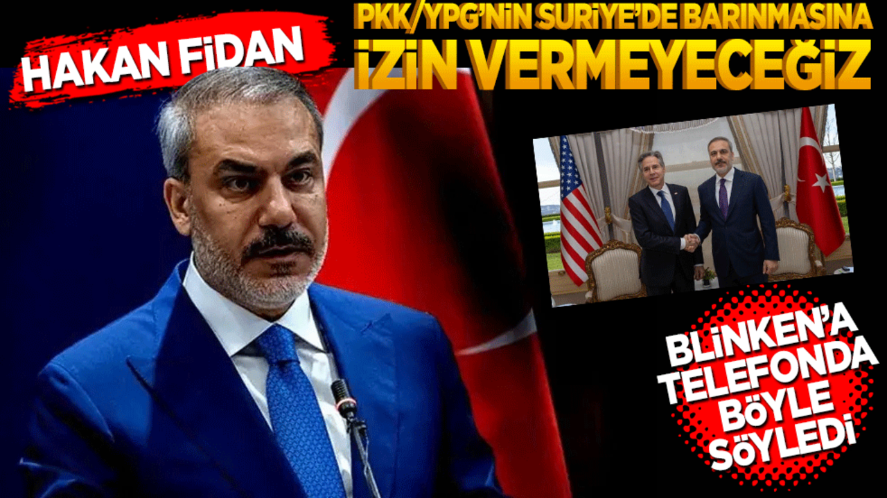 Suriye’de PKK/YPG’ye izin vermeyeceğiz