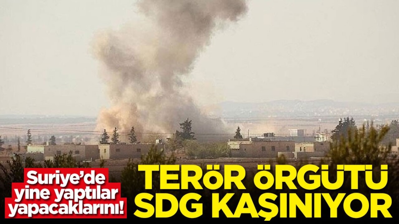 Suriye’de yine yaptılar yapacaklarını! Terör örgütü SDG kaşınıyor