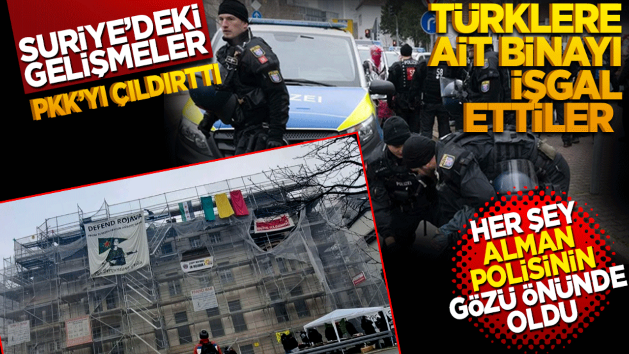 Suriye’deki gelişmeler PKK’yı çıldırttı! PKK Türkiye'ye ait binayı işgal etti