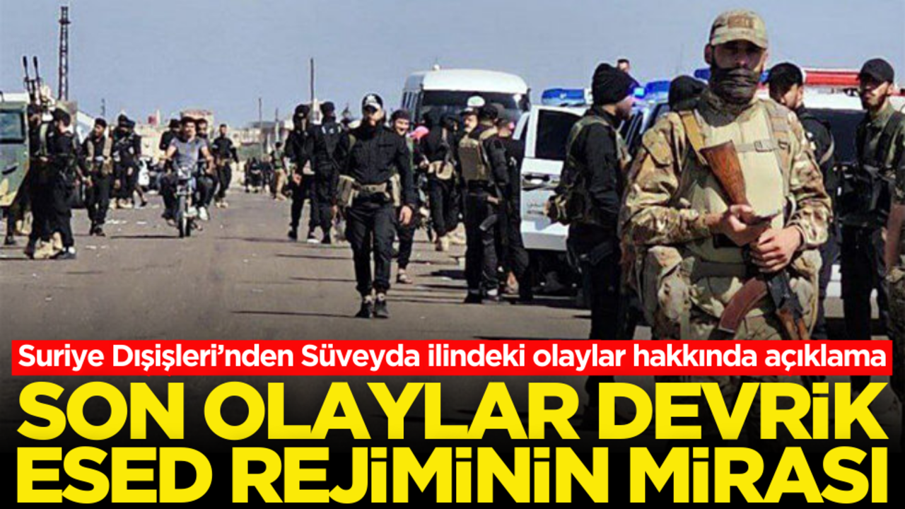 Suriye’deki son olaylar devrik Esed rejiminin mirası