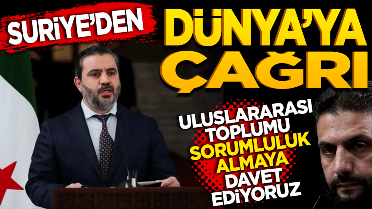 Suriye'den dünyaya çağrı