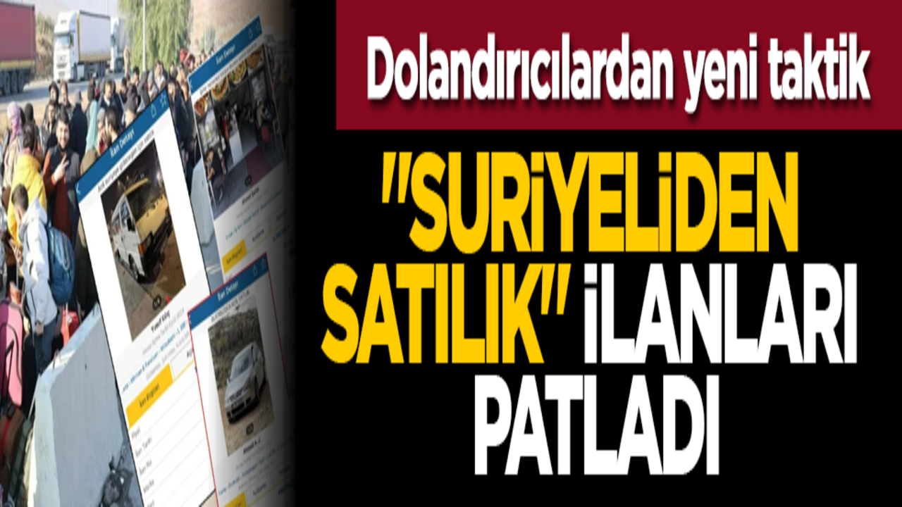 "Suriyeliden satılık" ilanları patladı