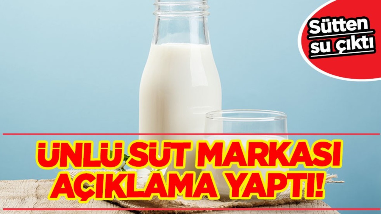 Sütün içinde su çıktı! Ünlü süt markası Danone: 'Birşah' marka sütler toplatıldı