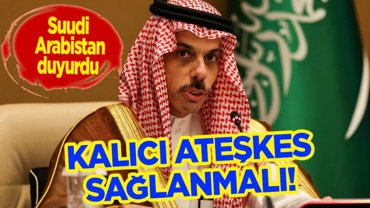 Suudi Arabistan Siyonist İsrail'e meydan okudu: Gazze'de kalıcı bir ateşkes olsun istiyor