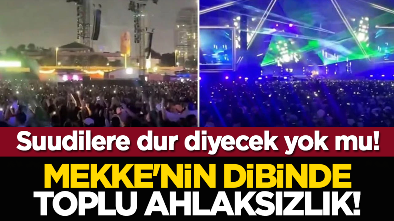 Suudilere dur diyecek yok mu! Mekke'nin dibinde toplu ahlaksızlık!