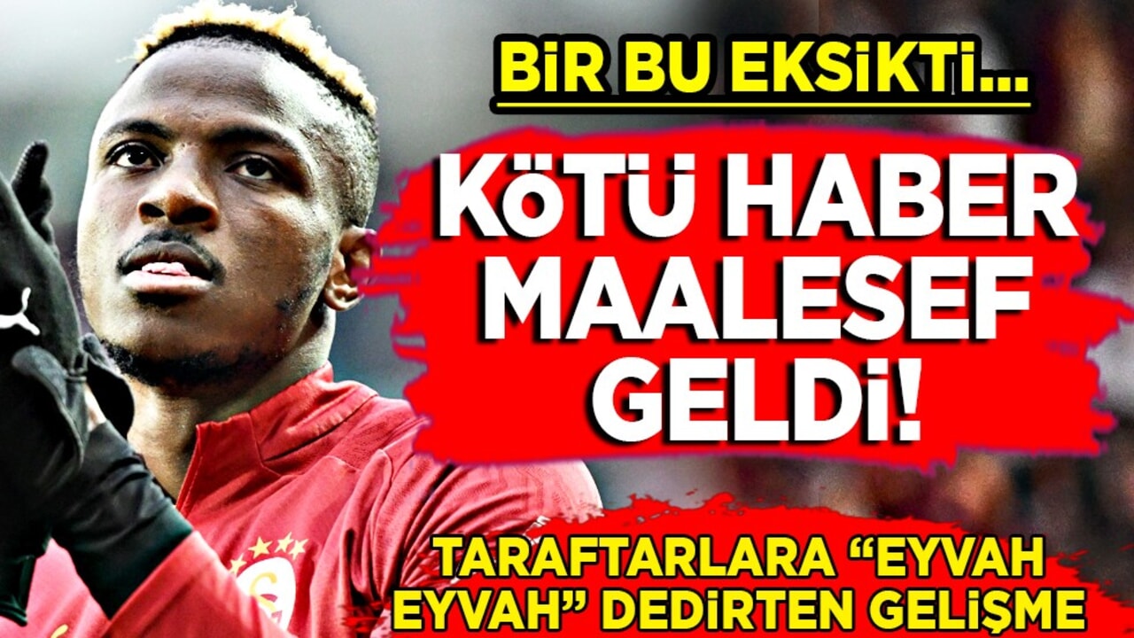 Taraftarlara "Eyvah eyvah" dedirten haber maalesef geldi! Almanya öncesi bu da olacakmıydı? Yuh yaa böyle şans olur mu?