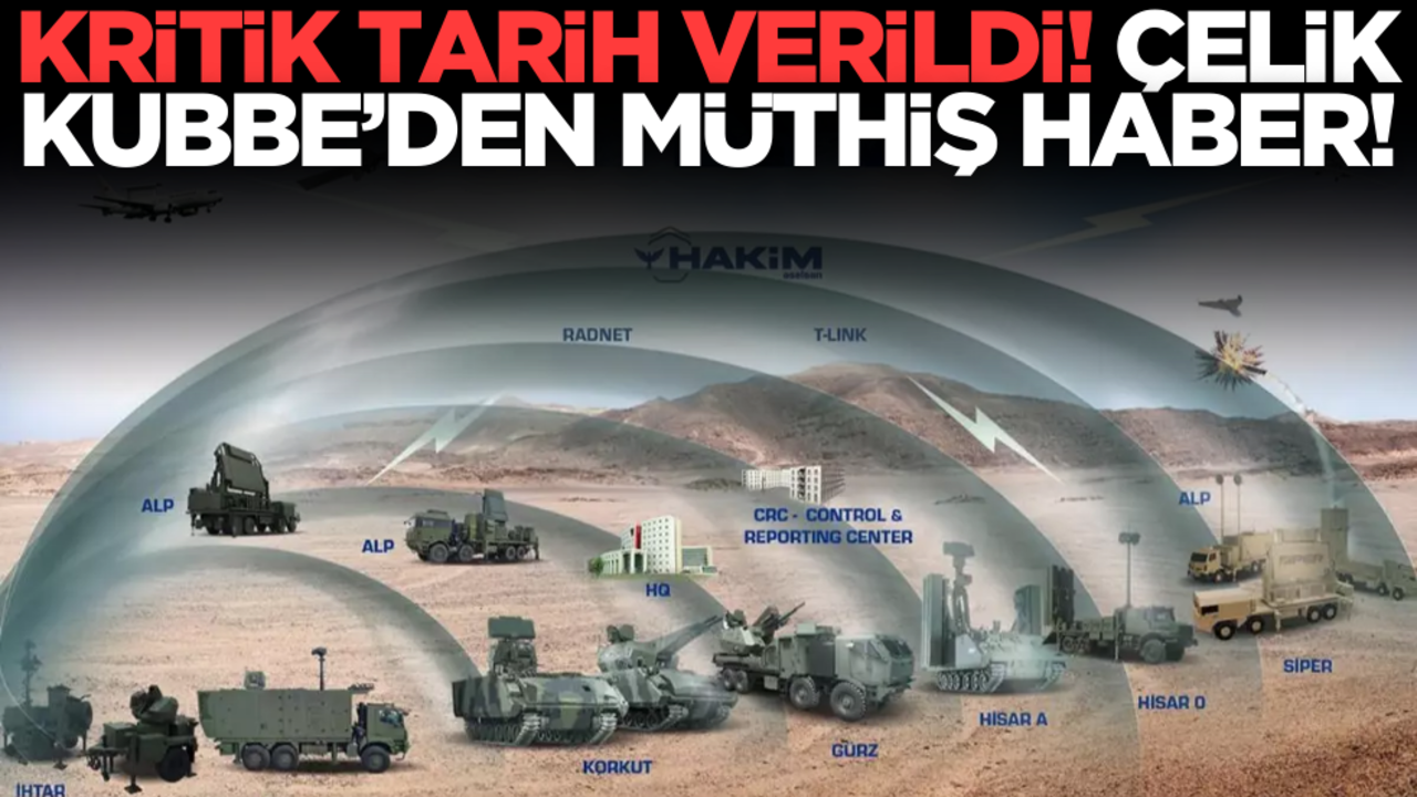 Tarih verildi! Çelik Kubbe’den müthiş haber