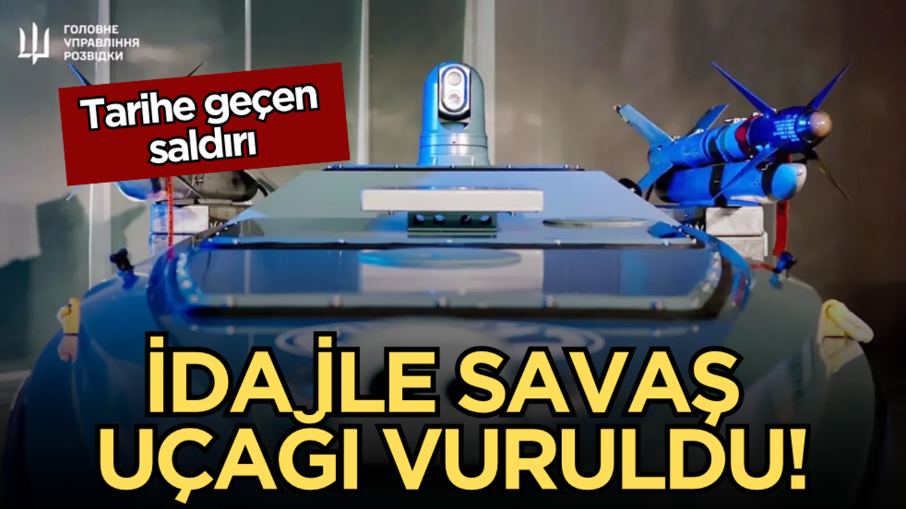 Tarihe geçen saldırı: İDA ile savaş uçağı vuruldu!