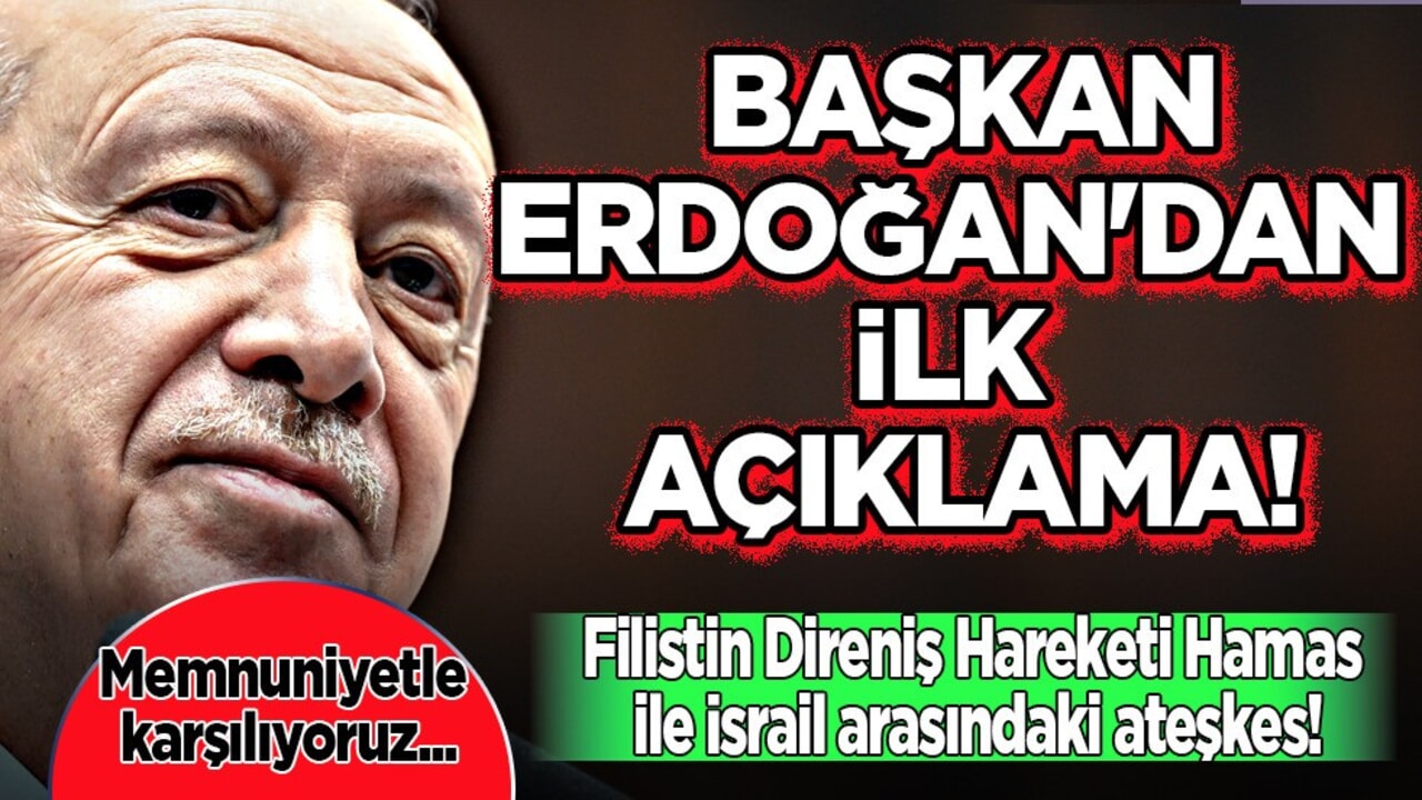 Tarihi anlaşma sonrası başkan Erdoğan'dan ilk açıklama! Hakan Fidan Hamas ile görüştü