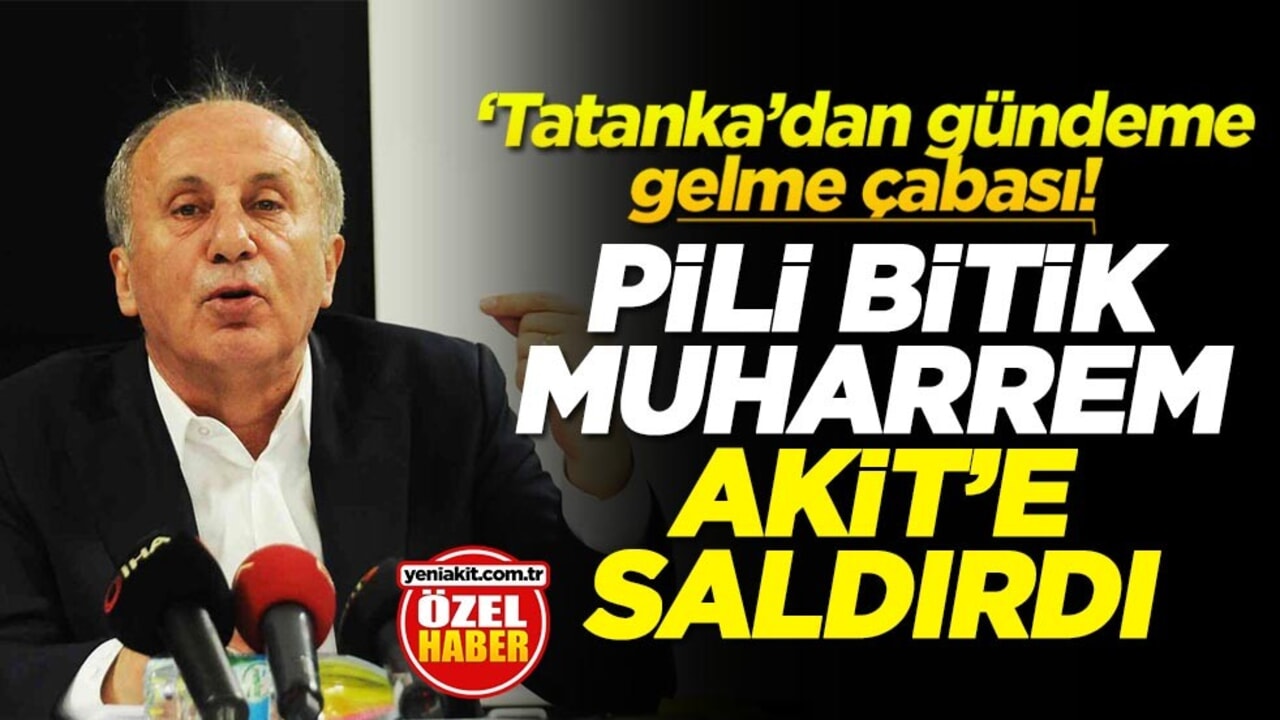 ‘Tatanka’dan gündeme gelme çabası! Pili bitik Muharrem Akit'e saldırdı