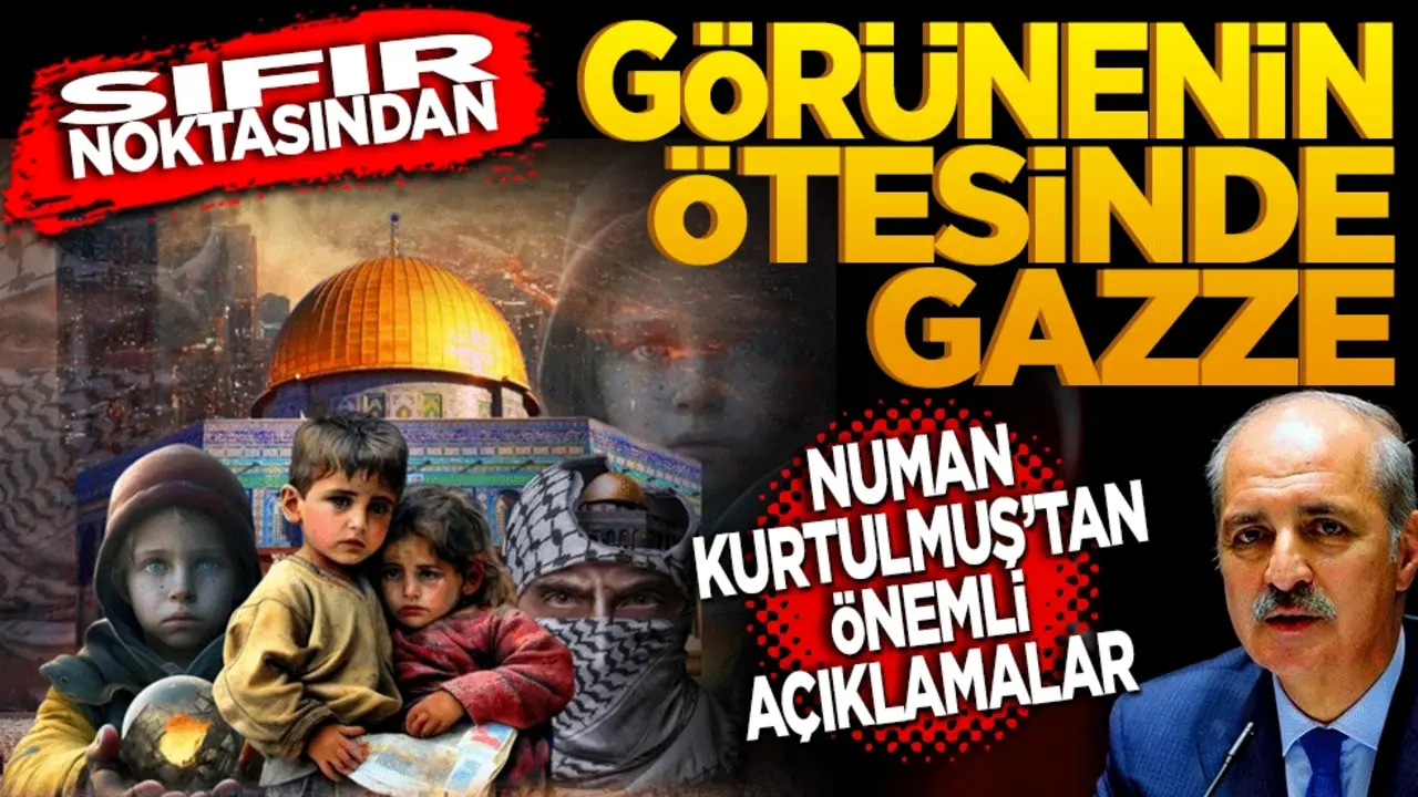 TBMM Başkanı Numan Kurtulmuş, "Sıfır Noktası’ndan: Görünenin Ötesinde Gazze" belgesel gösterimi programında konuştu