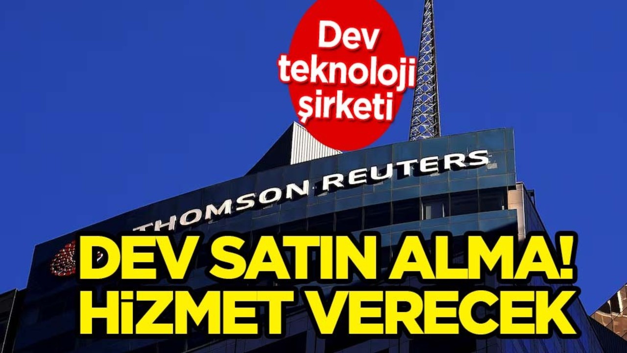 Teknoloji şirketi Thomson Reuters: Yapay zekâ şirketi Materia’yı satın aldı! Hizmet edecek, bunu hedef aldı