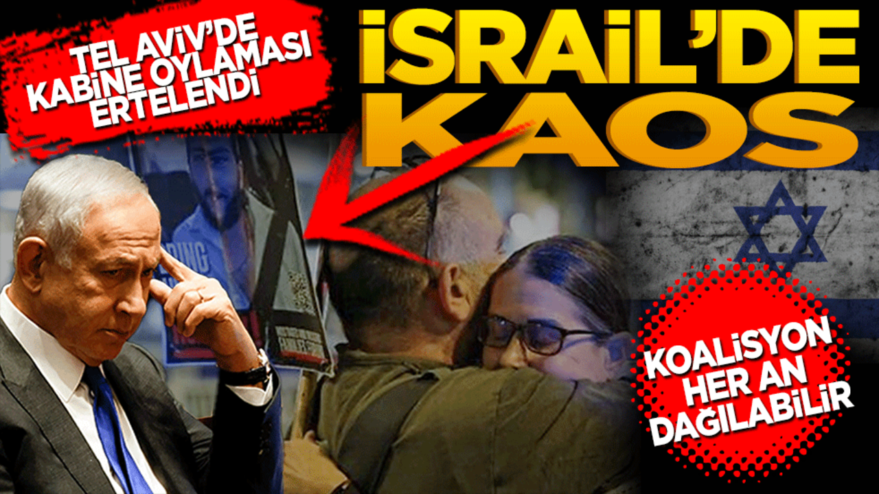 Tel Aviv'de kabine oylaması ertelendi! İsrail’de kaos.. Kolalisyon her an dağılabilir