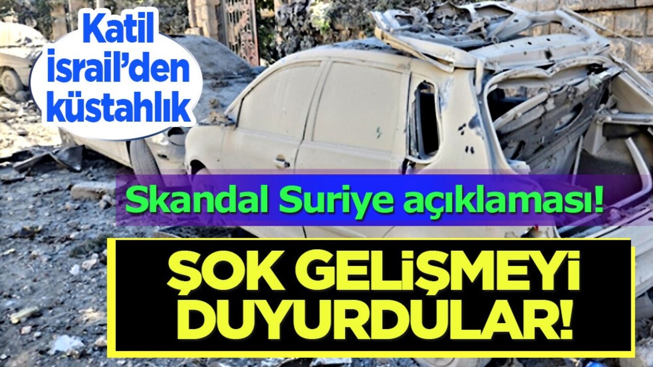 Terör devleti İsrail'den son dakika skandal Suriye açıklaması! 18 bin çocuğu katletti