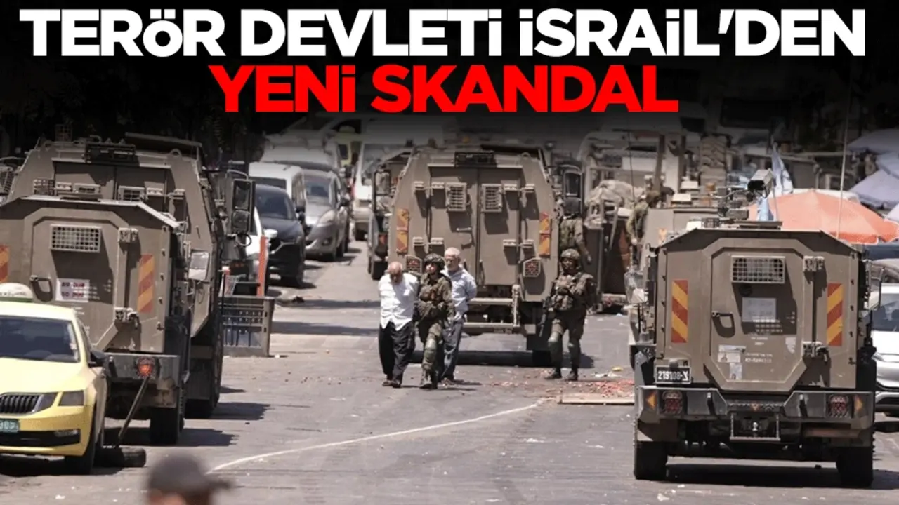 Terör devleti İsrail'den yeni skandal