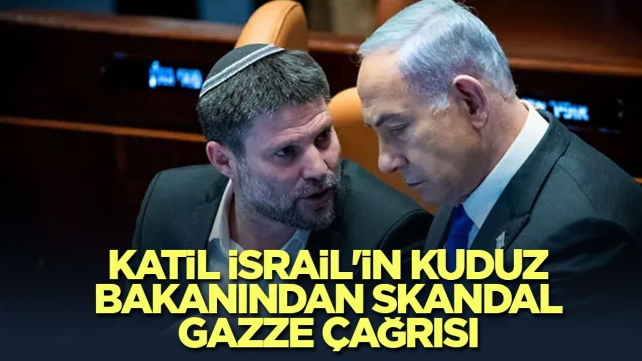 Terör devleti İsrail'in kuduz bakanından skandal Gazze çağrısı