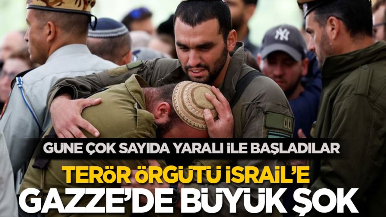 Terör örgütü İsrail'e Gazze'de büyük şok! Çok sayıda yaralı var...