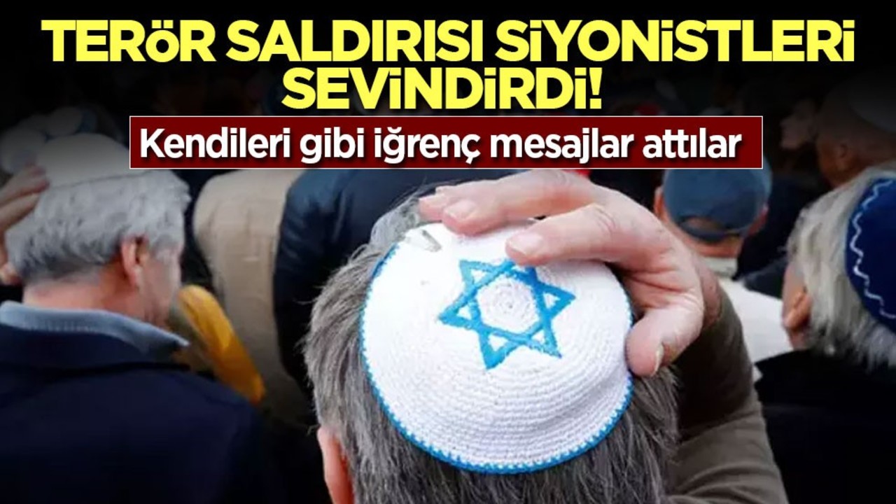 Terör saldırısı Siyonistleri sevindirdi! "Bayramınız kutlu olsun, güzel haberler var"