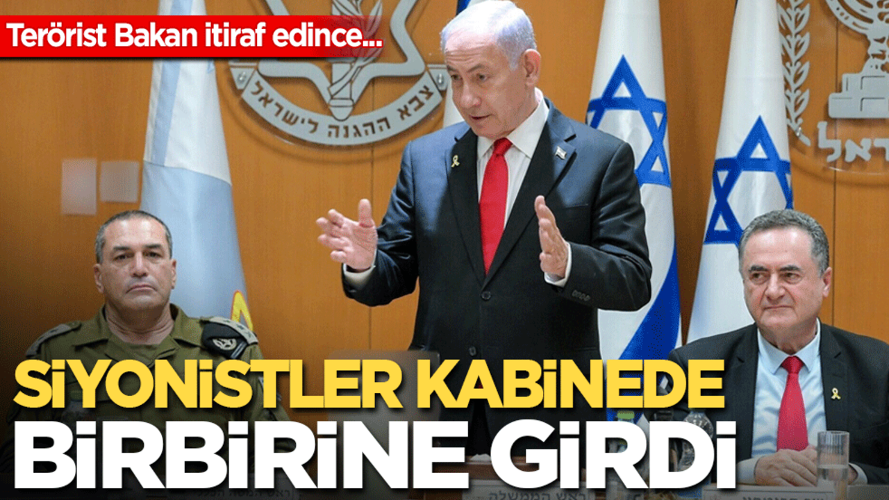 Terörist Bakan itiraf edince... Siyonistler kabinede birbirine girdi