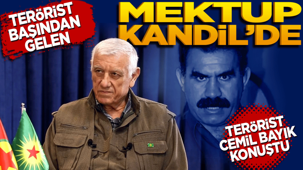 Terörist başından gelen mektup Kandil'de! PKK'lı Cemil Bayık konuştu