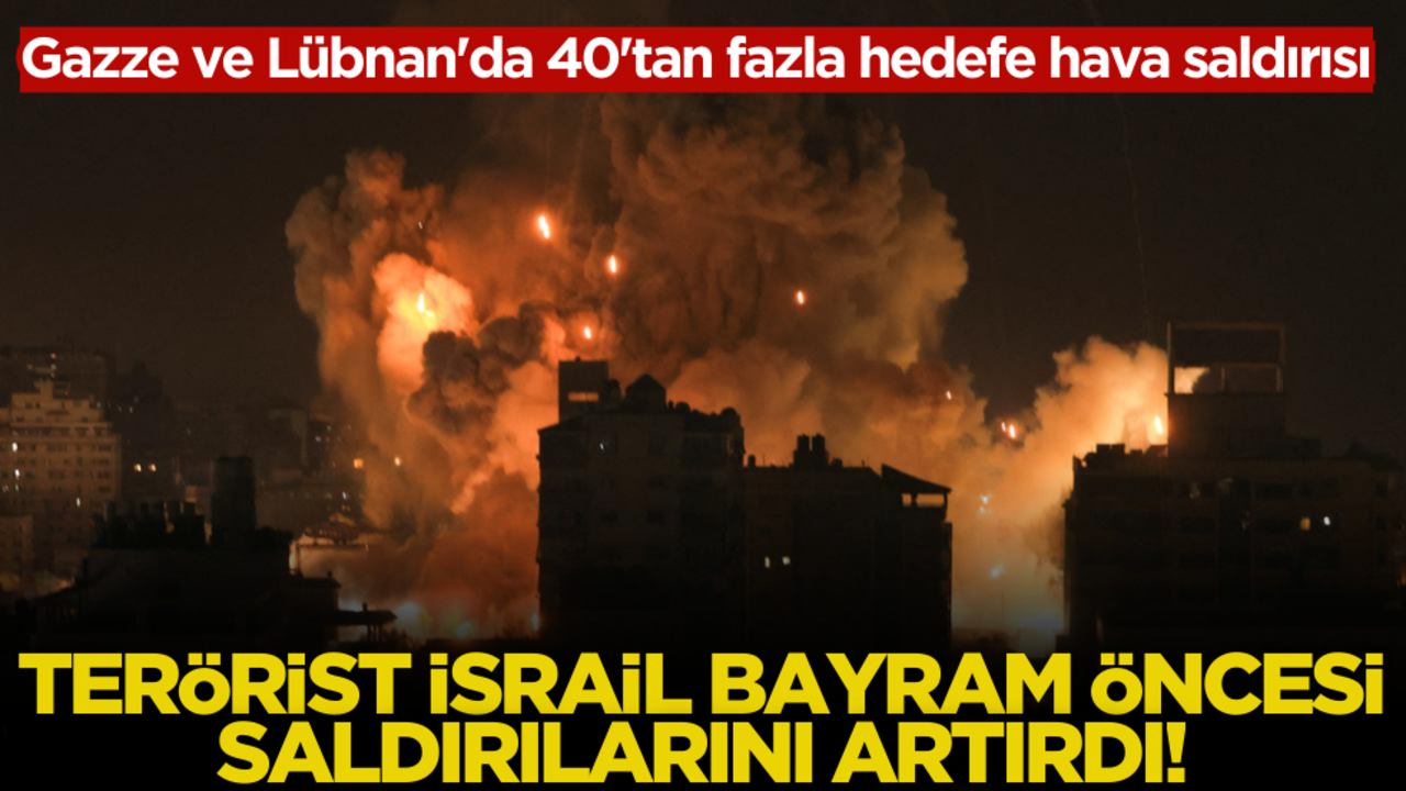 Terörist İsrail bayram yaklaşırken saldırılarını artırdı