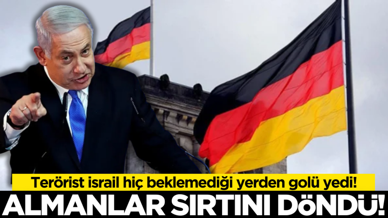 Terörist İsrail hiç beklemediği yerden golü yedi! Almanlar sırtını döndü