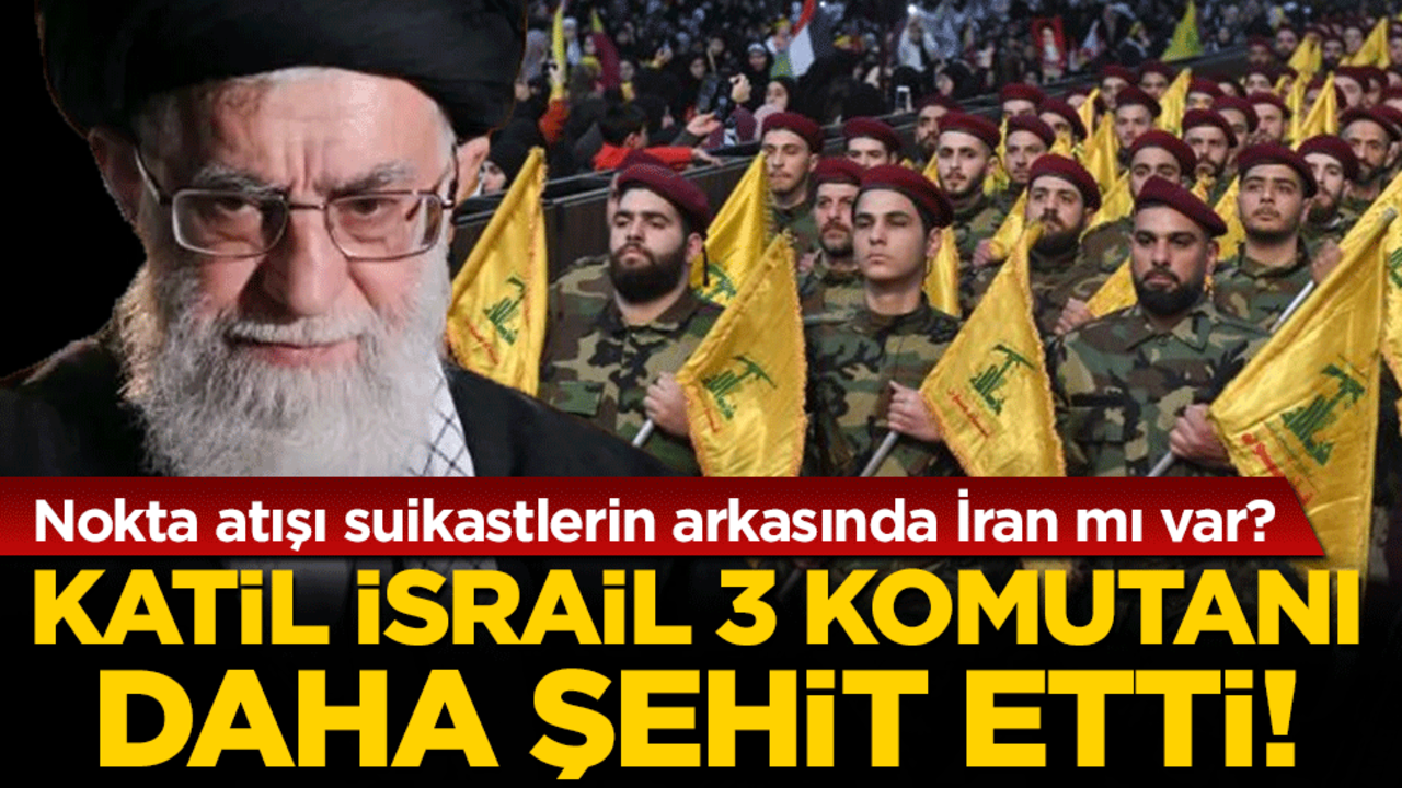 Terörist İsrail'den 3 suikast daha!