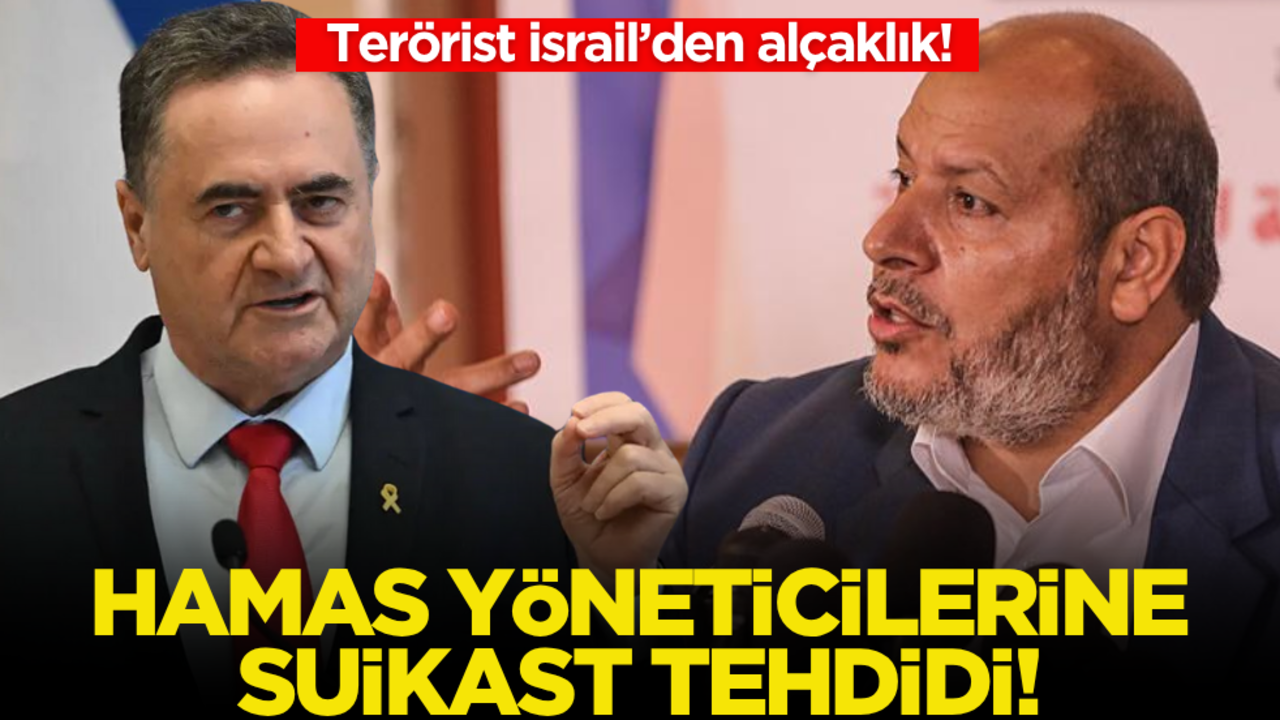 Terörist İsrail'den alçaklık! Hamas yöneticilerine suikast tehdidi