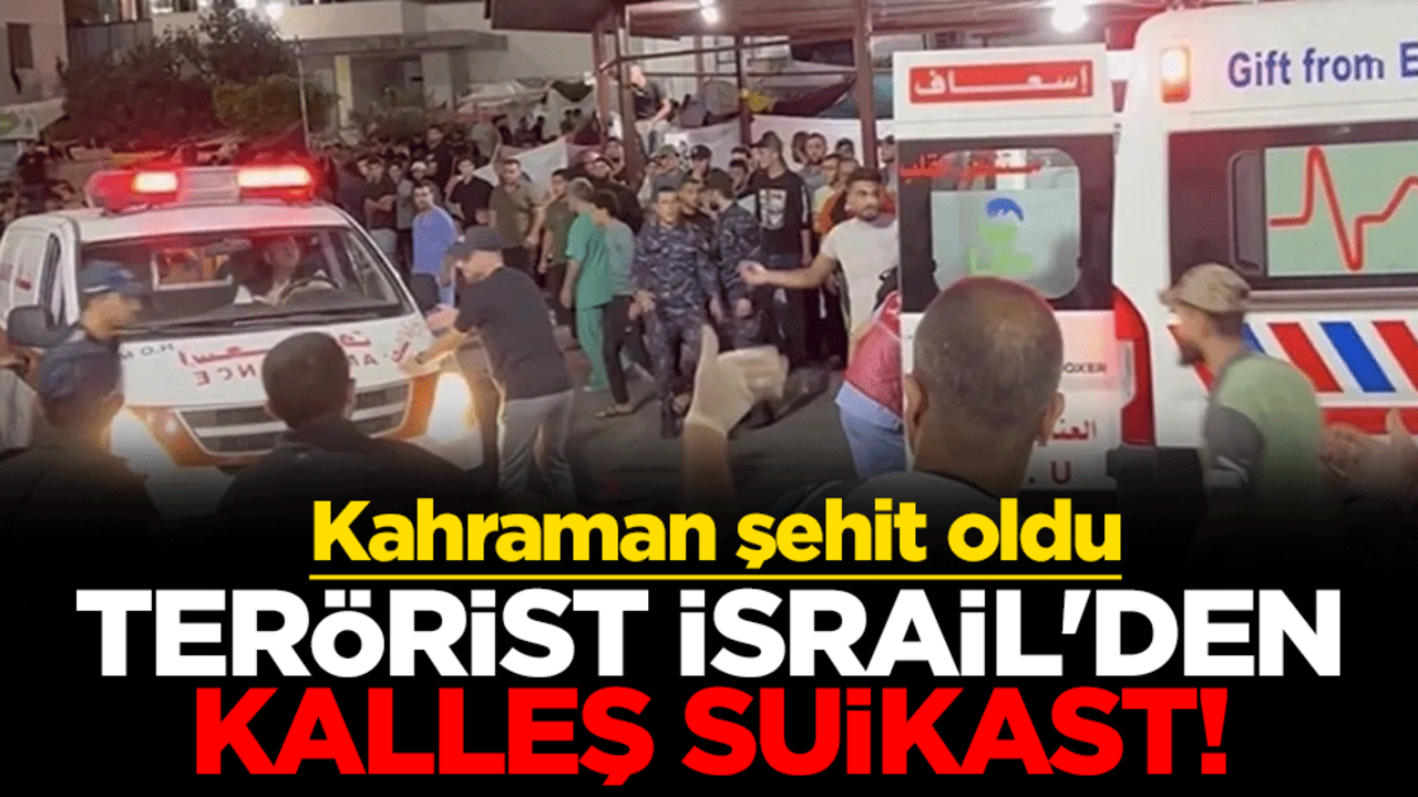 Terörist İsrail'den kalleş suikast! Kahraman şehit oldu