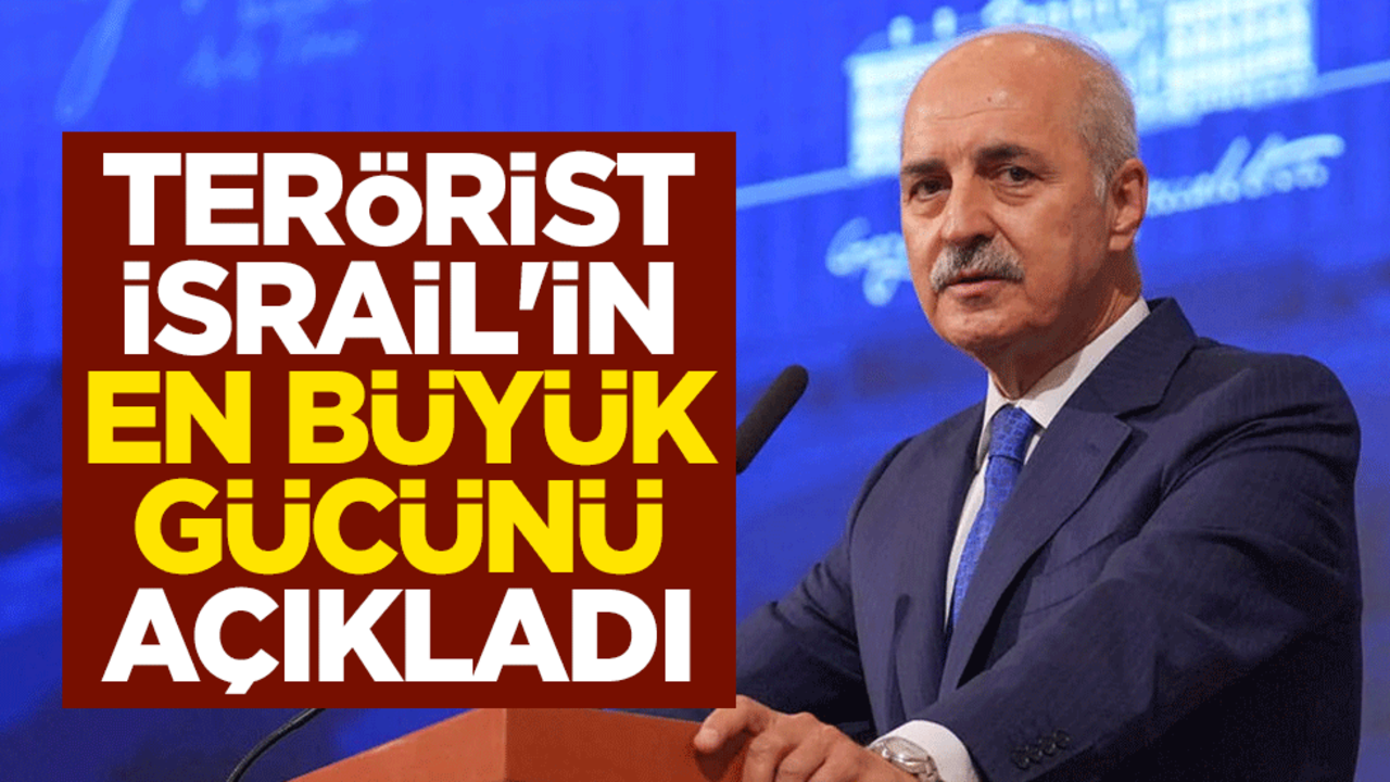 Terörist İsrail'in en büyük gücünü açıkladı