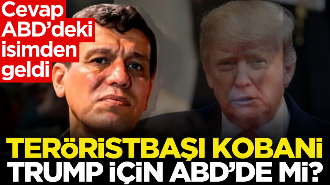 Teröristbaşı Kobani Trump için ABD’de mi?