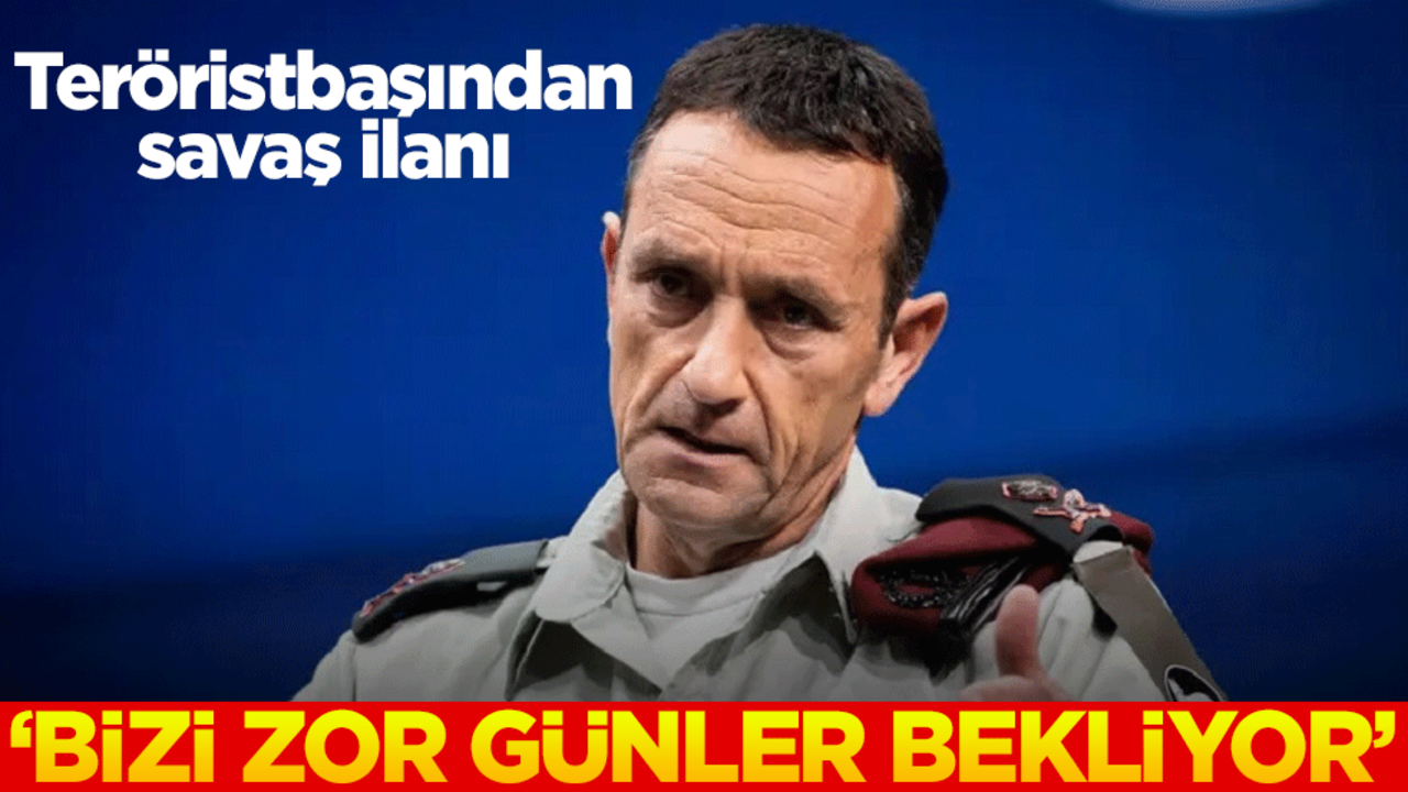 Teröristbaşından savaş ilanı! "Bizi zor günler bekliyor"