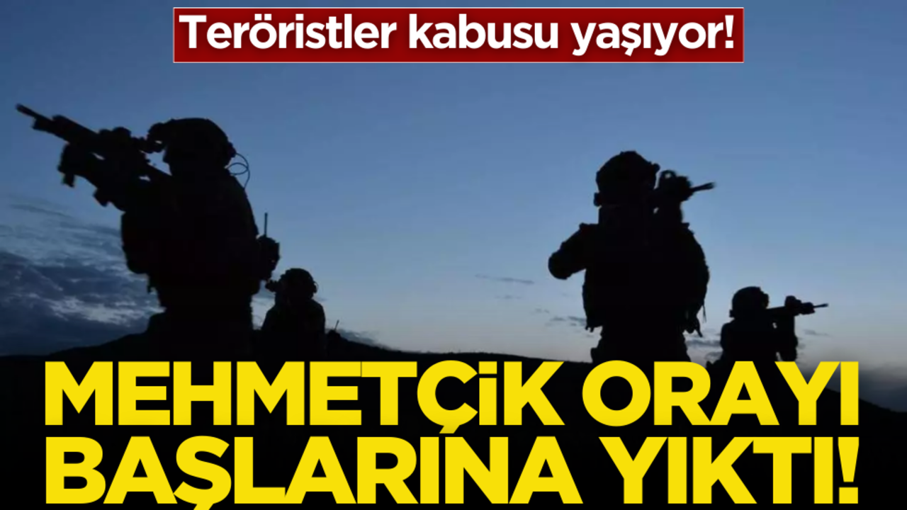 Teröristler kabusu yaşıyor! Mehmetçik orayı başlarına yıktı