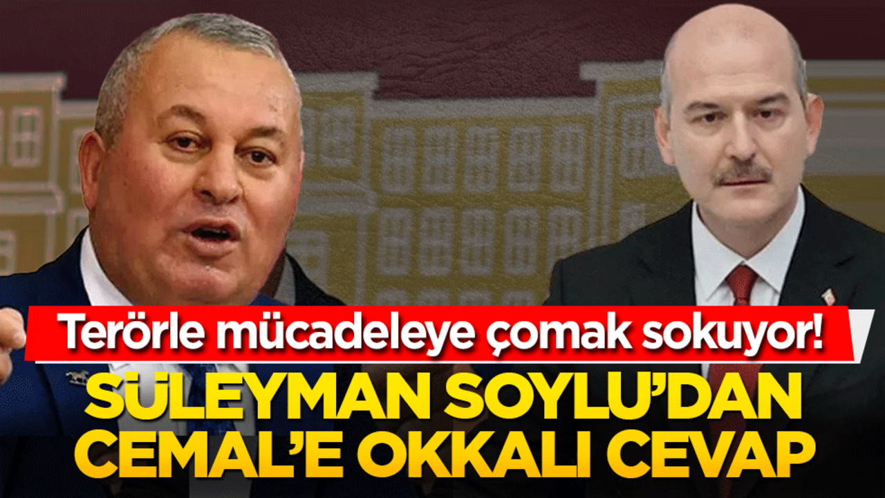 Terörle mücadeleye çomak sokuyor! Süleyman Soylu’dan Cemal’e Okkalı cevap