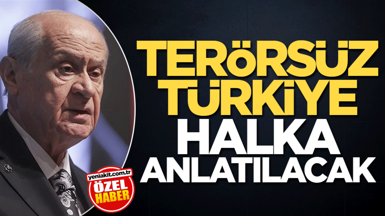 Terörsüz Türkiye halka anlatılacak