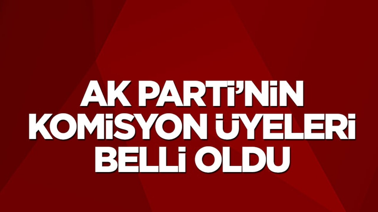 Terörsüz Türkiye sürecinde kritik adım: AK Parti’nin komisyon üyeleri belli oldu