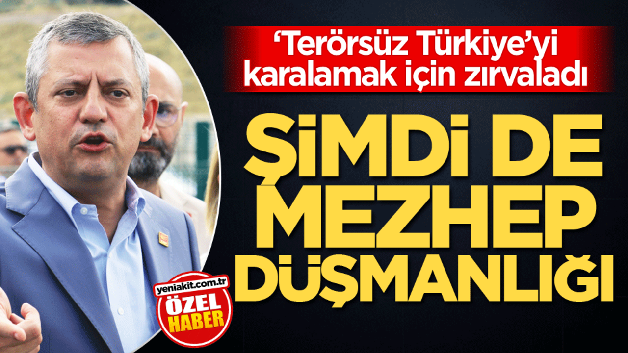 ‘Terörsüz Türkiye’yi karalamak için zırvaladı! Şimdi de mezhep düşmanlığı!