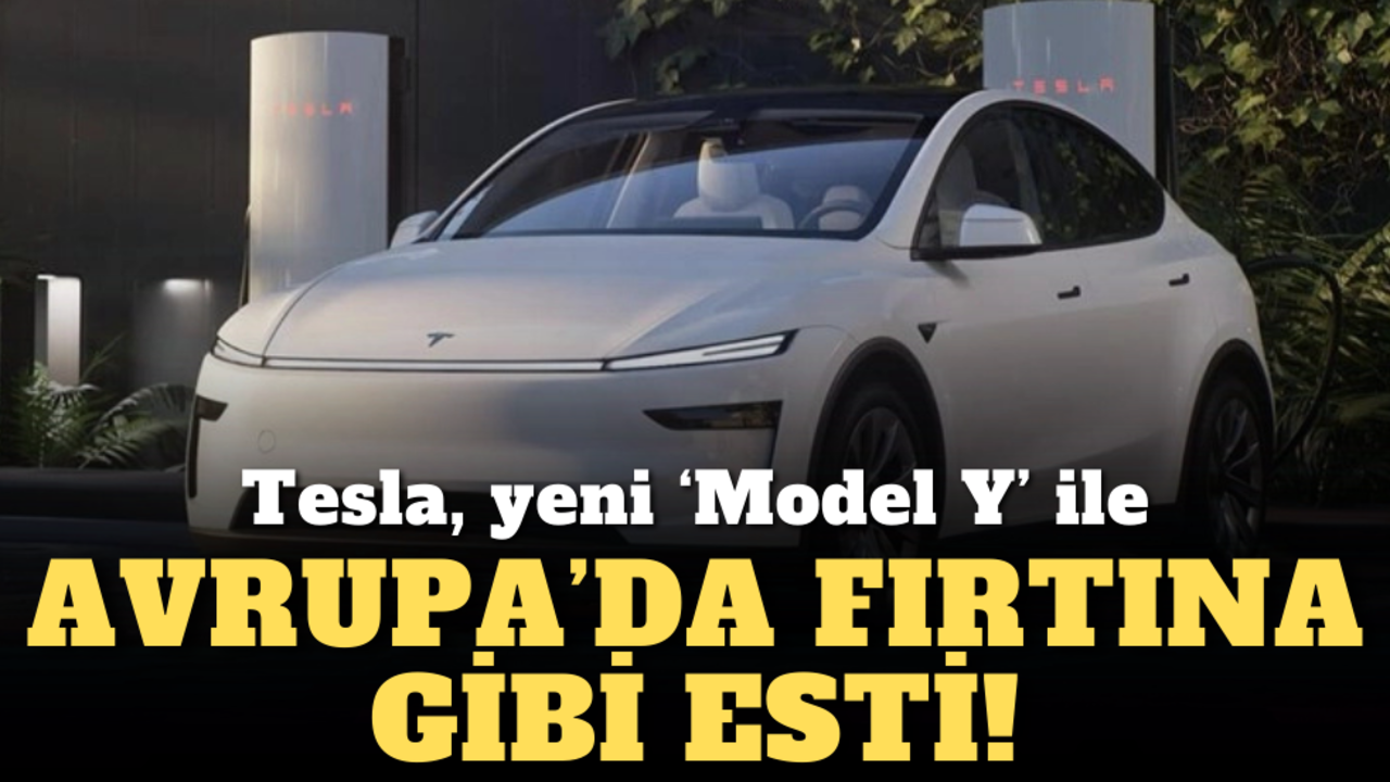 Tesla, yeni ‘Model Y’ ile Avrupa’da fırtına gibi esti!