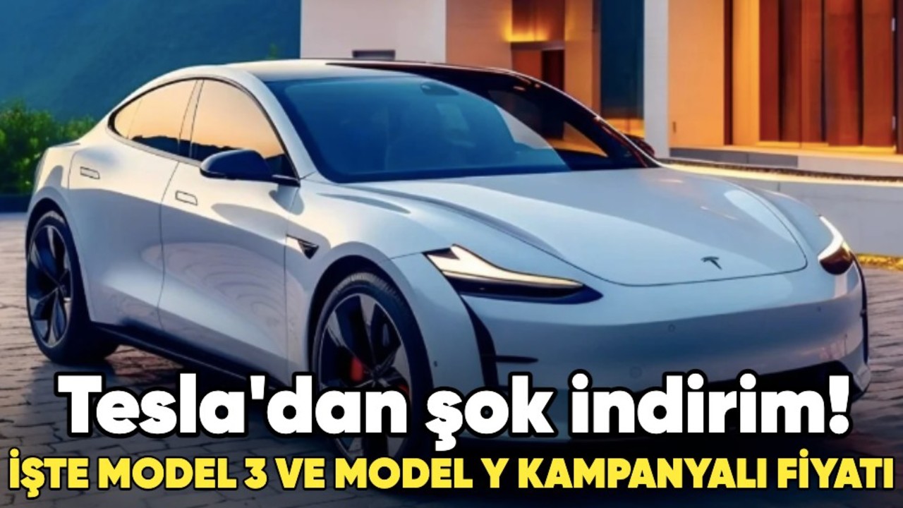 Tesla'dan şok indirim! İşte Model 3 ve Model Y fiyatı...