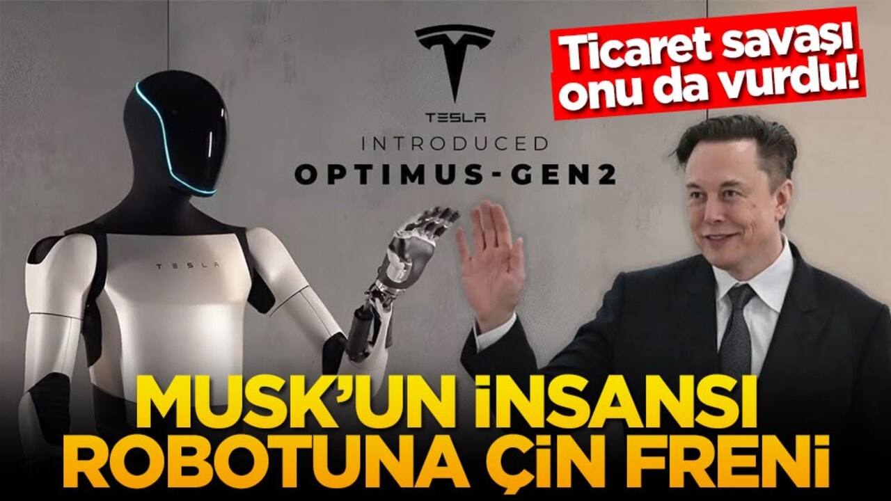 Ticaret savaşı onu da vurdu! Musk'un insansız robotuna Çin freni