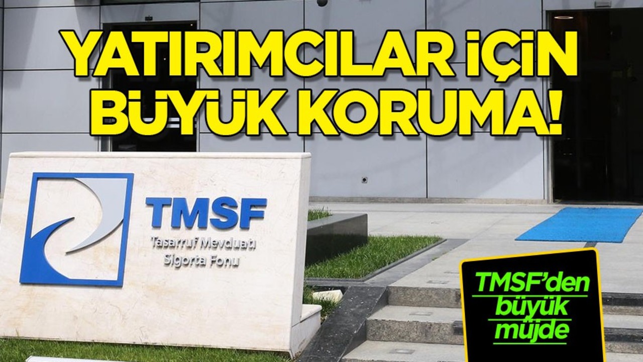 TMSF kamuoyu ile paylaştı! Büyük müjde: Mevduat güvencesi limiti artırıldı!