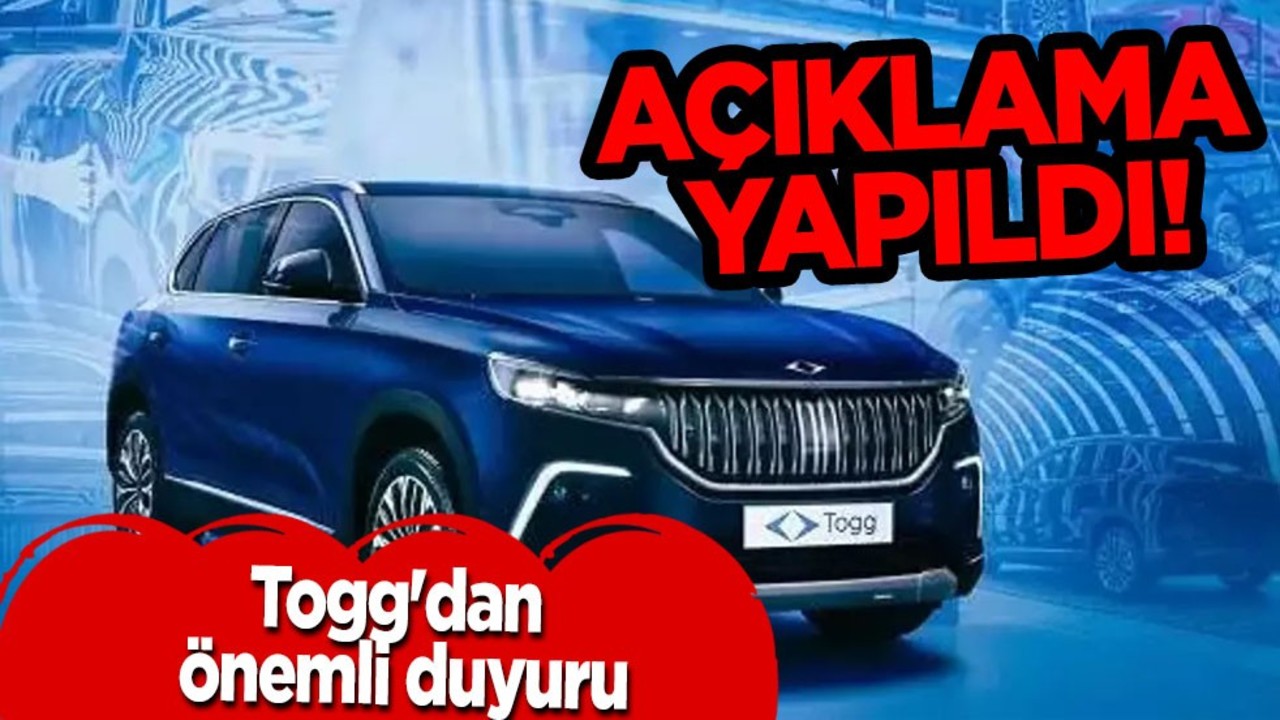 Togg'dan önemli duyuru: Şanlıurfa'da park halinde alev almıştı! İşte sebebi ortaya çıktı