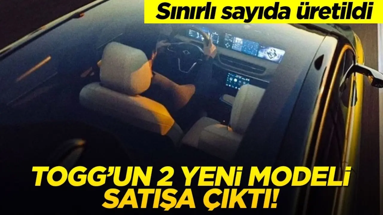Togg'un iki yeni modeli satışa çıktı! Sınırlı sayıda üretildi