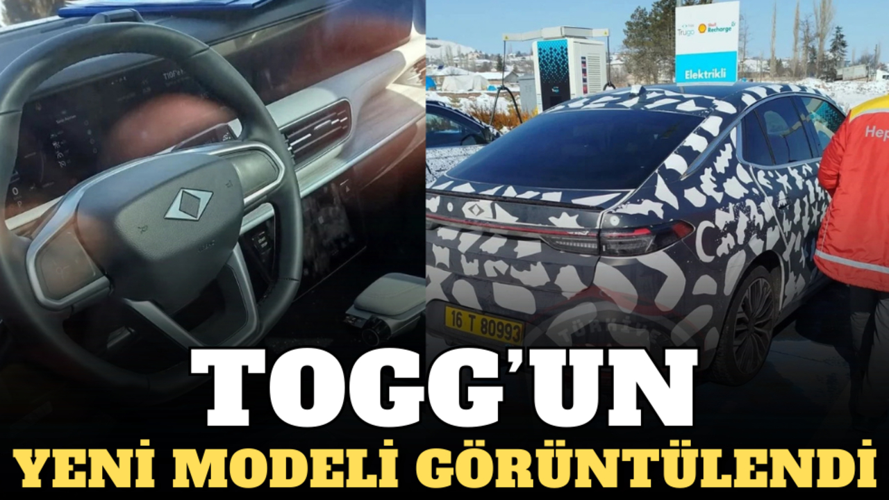 TOGG’un yeni modeli Sivas’ta görüntülendi: İşte aracın iç dizaynı!