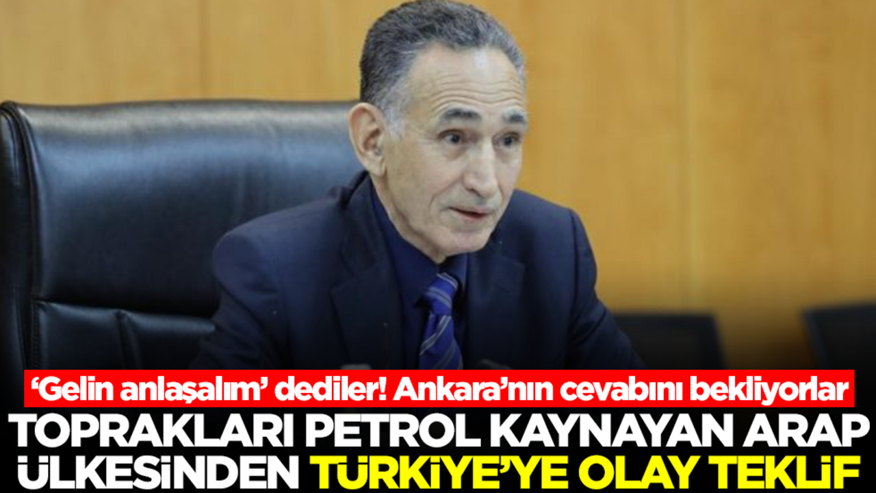 Toprakları petrol kaynayan Arap ülkesinden Türkiye'ye olay teklif! Gelin anlaşalım