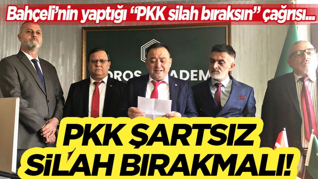 Toros Akademi’den sürece ilişkin açıklama: PKK şartsız silah bırakmalı