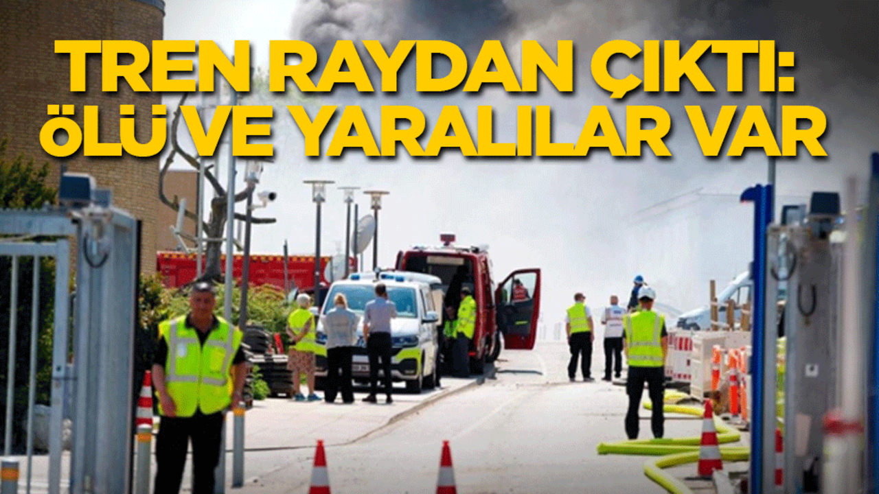 Tren raydan çıktı ölü ve yaralılar var! Komşu ülkeden kurtarma ekipleri geldi